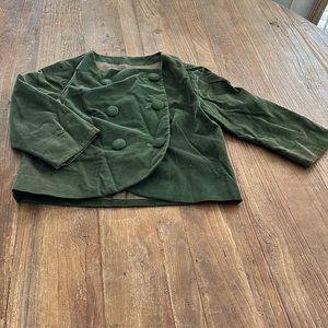 Vintage corduroy, short jacket. 16” across chest. 18” long